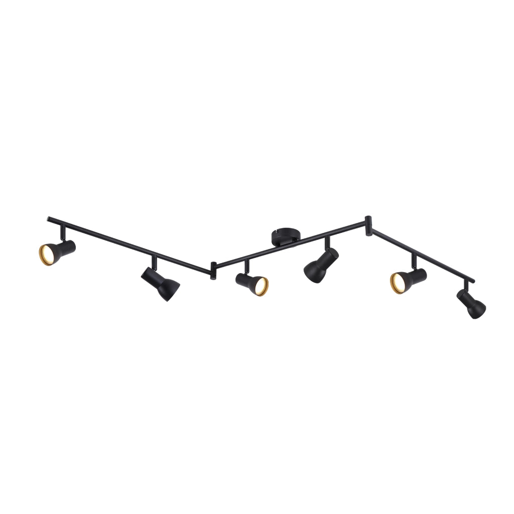 ZMH Faretto da soffitto 2 luci nero - Faretti GU10 orientabili