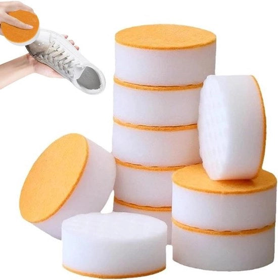 Pulitore di Sneaker Premium - Straccio per Sneaker | 10 pezzi | Superiore resistenza alla rottura | Tecnologia a 3 strati con pori microscopici per la rimozione efficace delle macchie