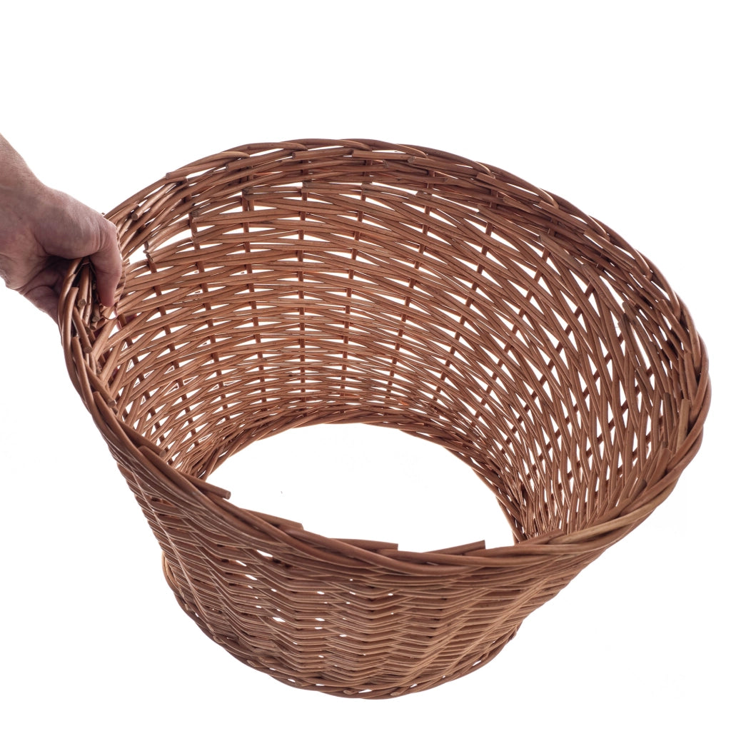 Copertura per supporto albero di Natale in vimini KADAX 55 cm, supporto a cestino naturale