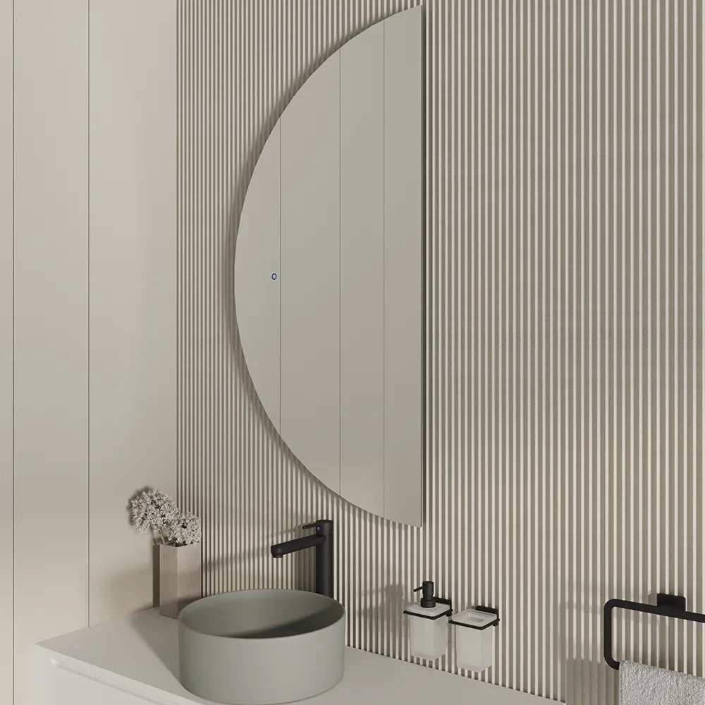 Specchio led 50x100 cm retroilluminato touch screen luce neutra | Luna