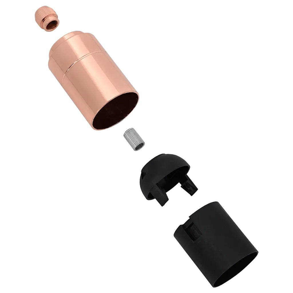 Portalampada 2 pz Oro Rosa E27 4106536