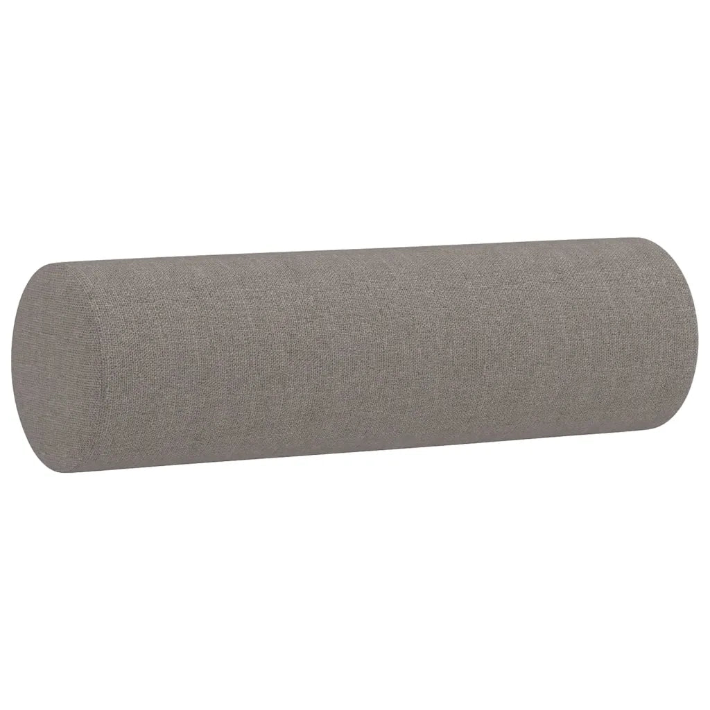 Divano a 2 Posti con Cuscini-Sofa 2 Posti con Cuscini Tortora 120 cm in Tessuto 590061