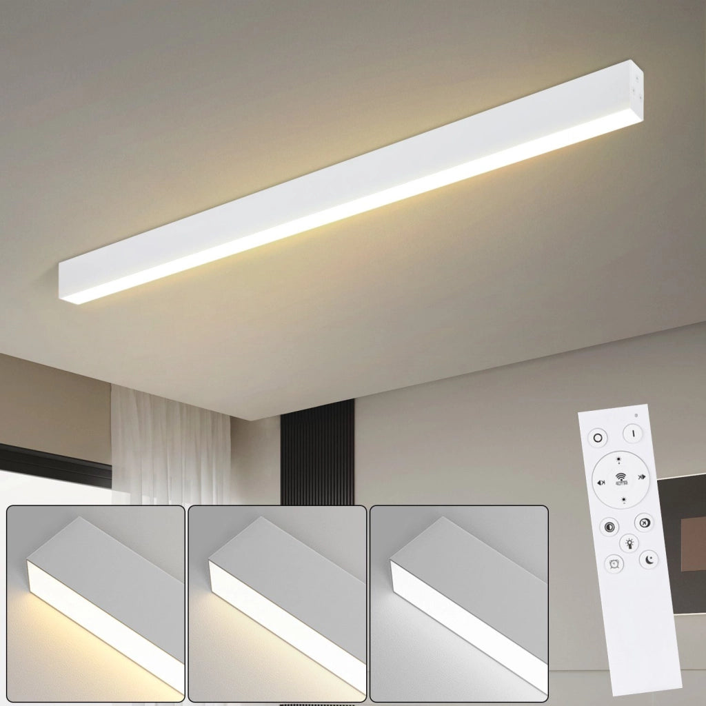 ZMH Lampada da soffitto moderna dimmerabile telecomando per ufficio