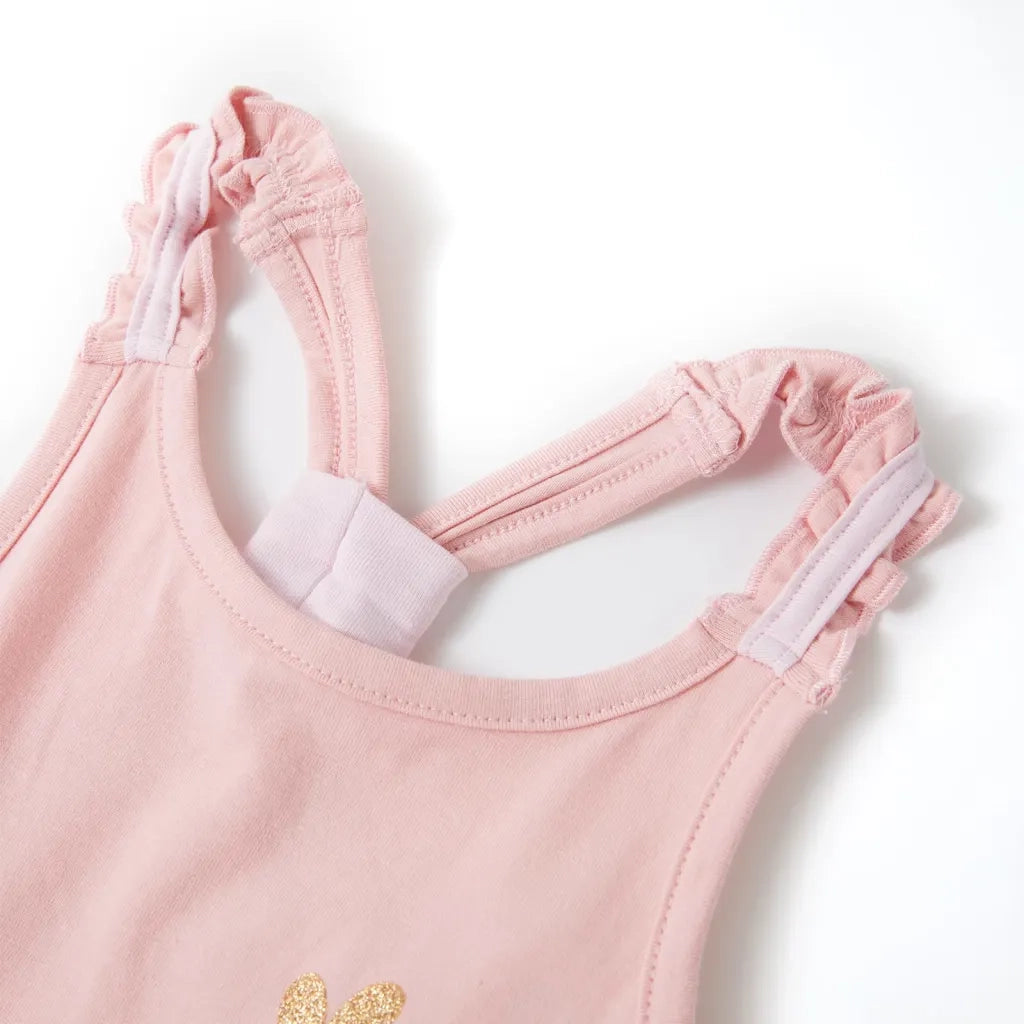 Canotta da Bambina Rosa Chiaro 116