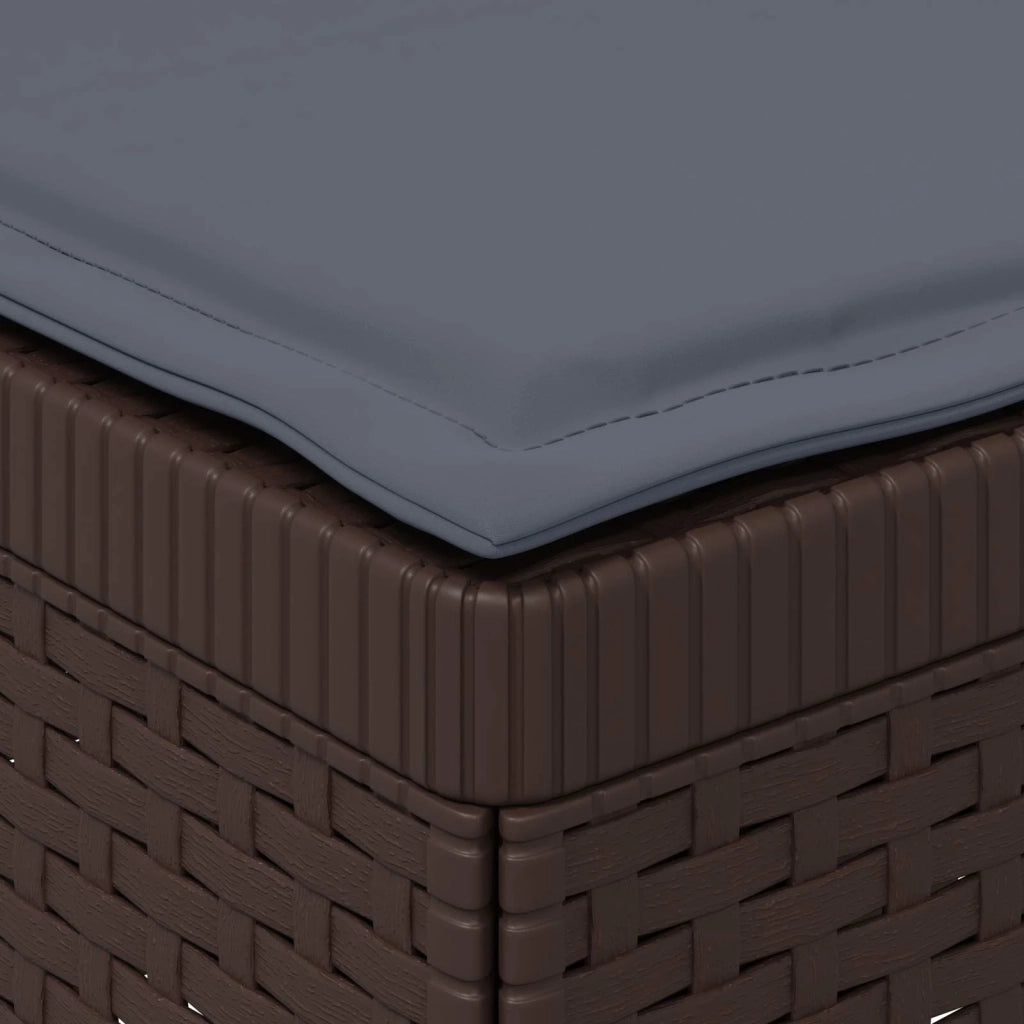 Divano da esterno-Divano da Giardino a 2 Posti con Cuscini Aspetto Rattan PP 563331