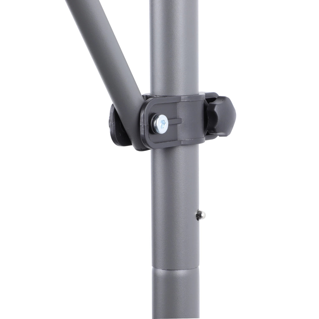 Tenda da Sole a Bracci per Balcone con Manovella ¨C Xylo ¨C Grigio, 200x120 cm, UV, Senza Forare
