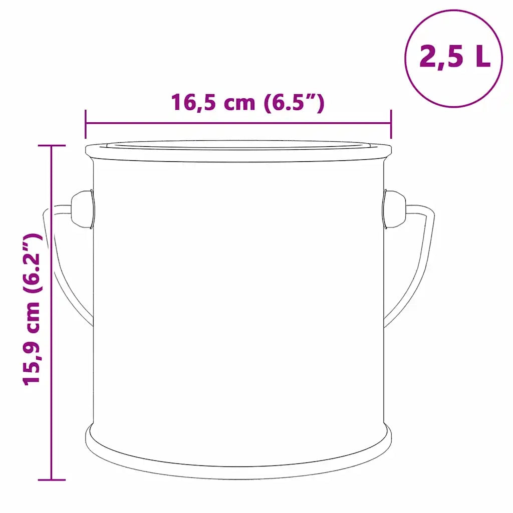 Pittura murale Marrone 2,5 L Stampa da parete 4008520