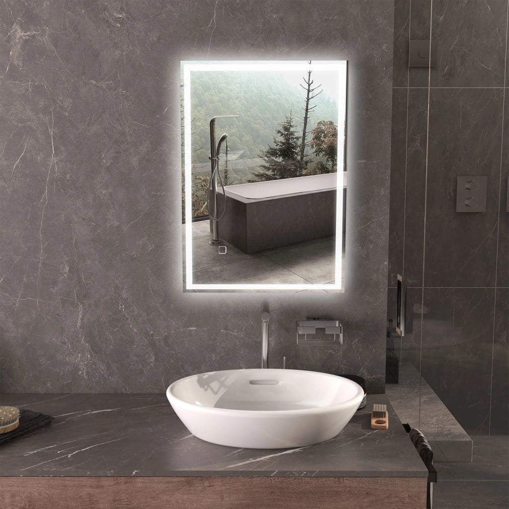 Specchio da Bagno LED con Interruttore Touch ¨C Xylo ¨C Bianco