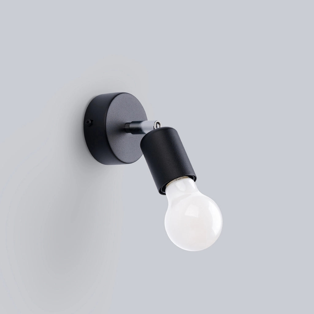 Lampada da parete FORNES 1 nero