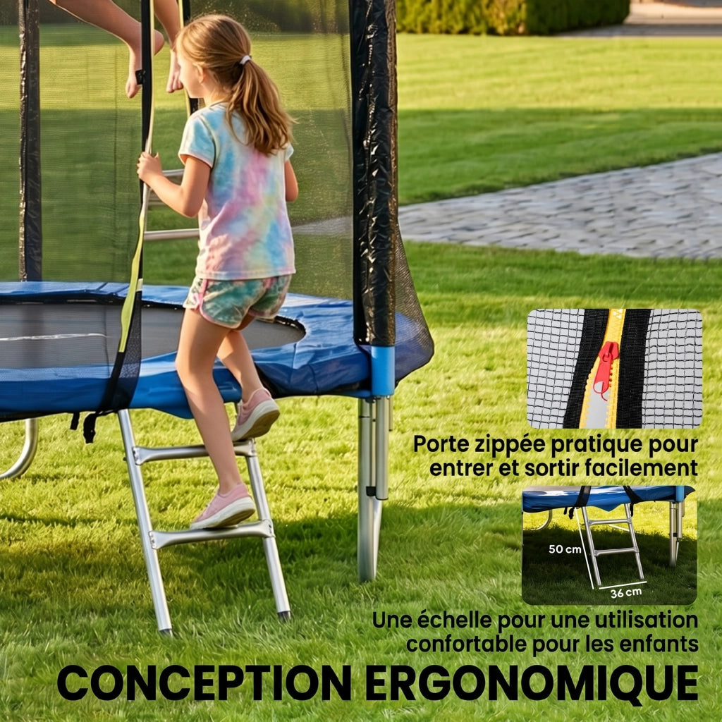 Trampolino da giardino con rete di sicurezza ¨C Minimal ¨C ?180 cm