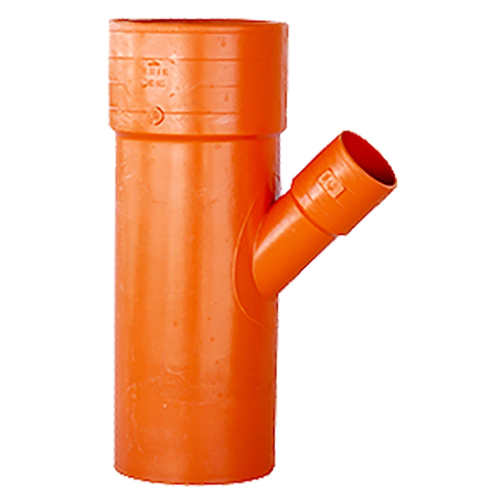 BRAGA RIDOTTA 45 E?  ° IN PVC 45 E?  °  E?E ? 100 / 50
