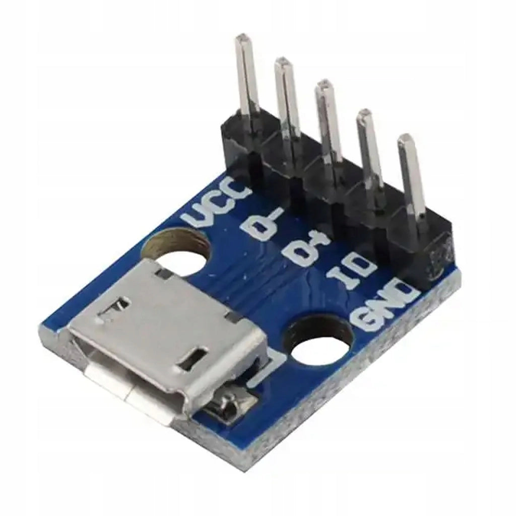 Alloggiamento Micro USB 5 Pin Rosfix – Alta Qualità, Montaggio su PCB | Dimensioni Compatte