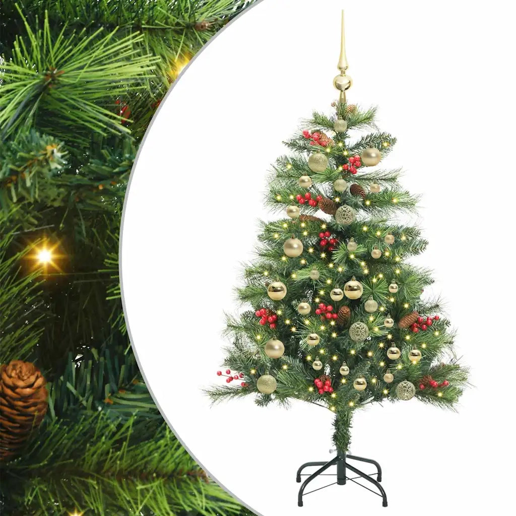 Albero di Natale artificiale Verde 150 cm PVC e Metallo 3395129