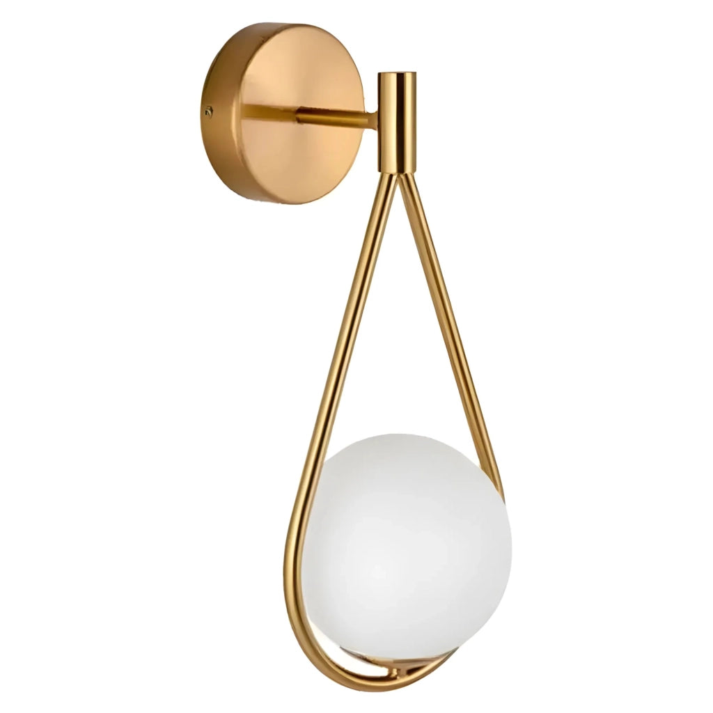 Lampada Da Parete G094-1w Gold White