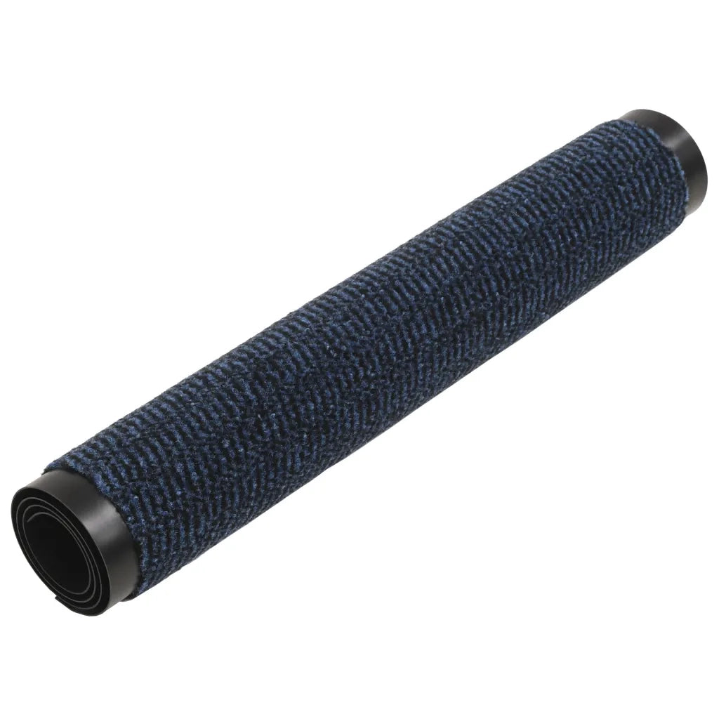 Zerbino | Tappeti Antipolvere 2 pz Rettangolari Trapuntati 80x120 cm Blu