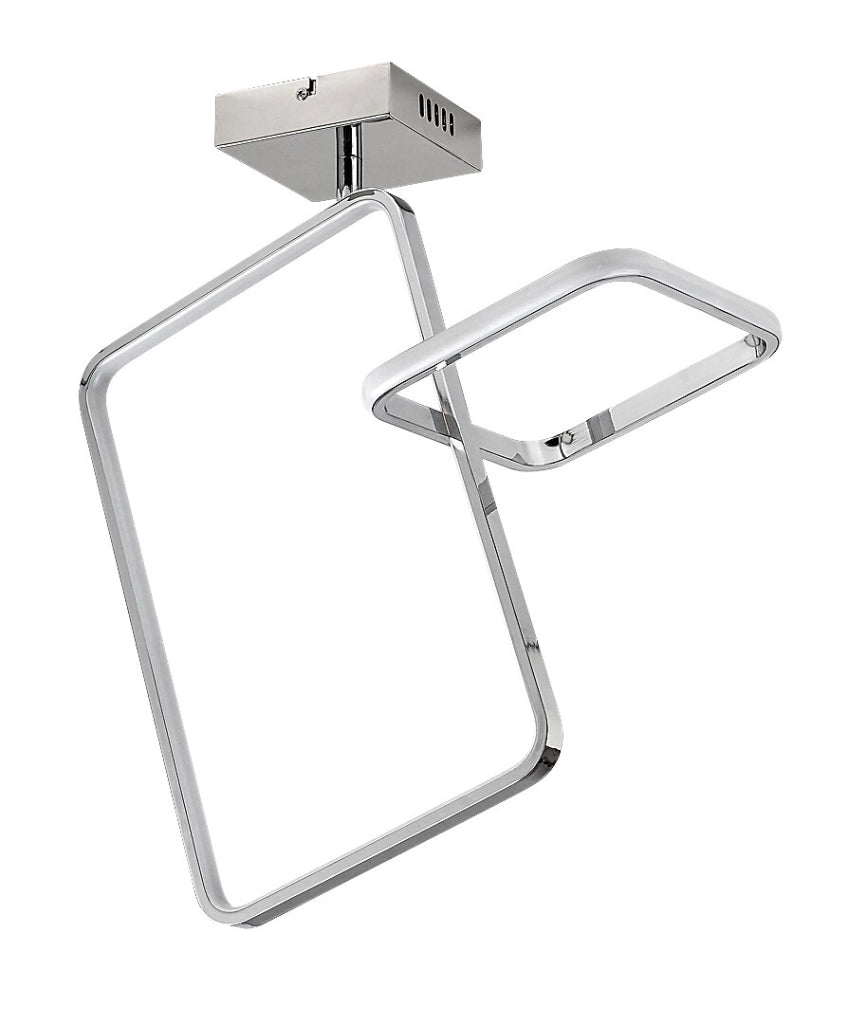 Plafoniera LED moderna cromata 36W 4000K Malwen Rabalux
