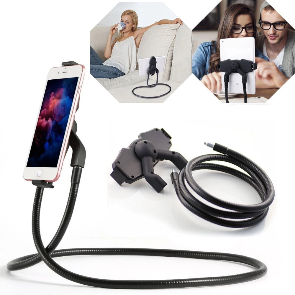 Trade Shop - Stand Supporto Flessibile Universale Per Tablet Tab 6"-10" Lazy Holder 360° -