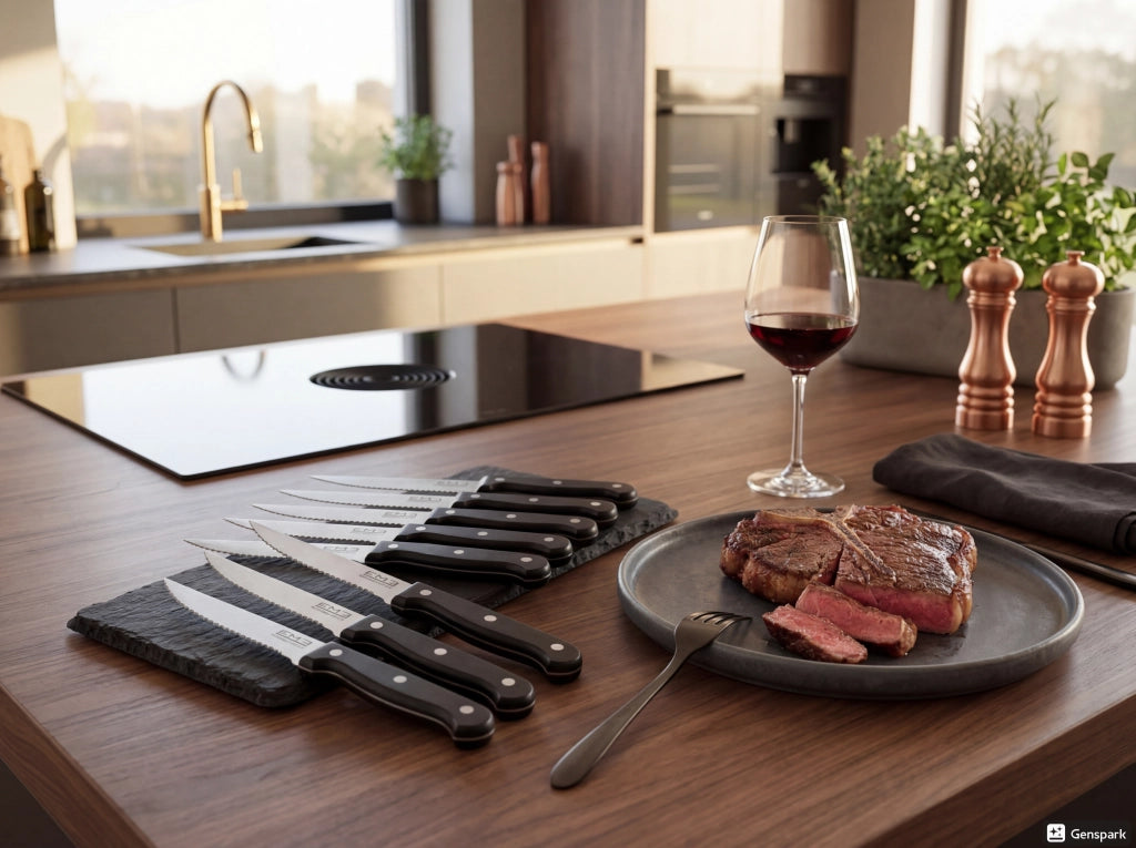 Set Coltelli per Bistecca 6 Pezzi in Acciaio Eme Rodeo