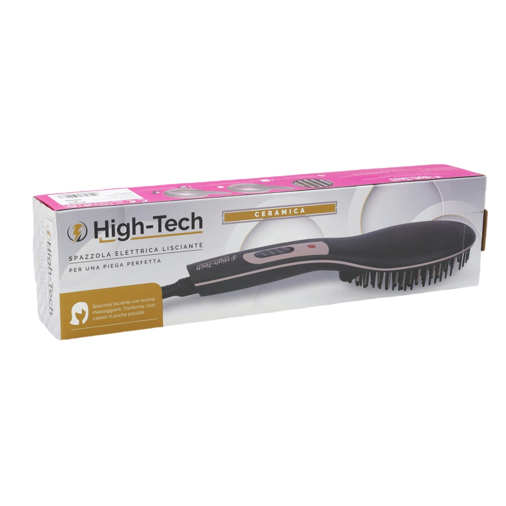 HIGH-TECH SPAZZOLA ELETTRICA LISCIANTE PER CAPELLI 50 W