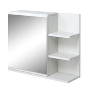 Armadio con Specchio per Bagno ¨C Minimal ¨C Bianco 60x18x50 cm