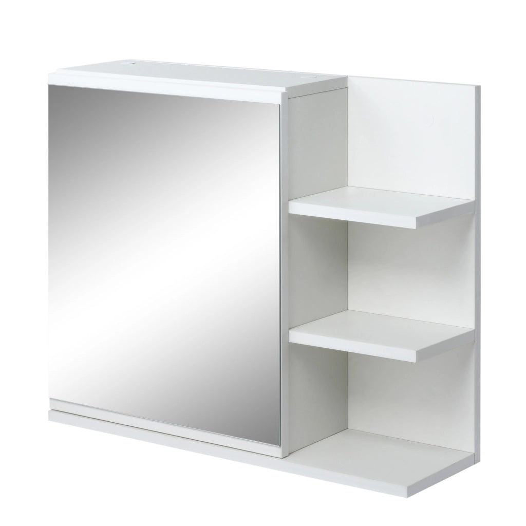 Armadio con Specchio per Bagno ¨C Minimal ¨C Bianco 60x18x50 cm
