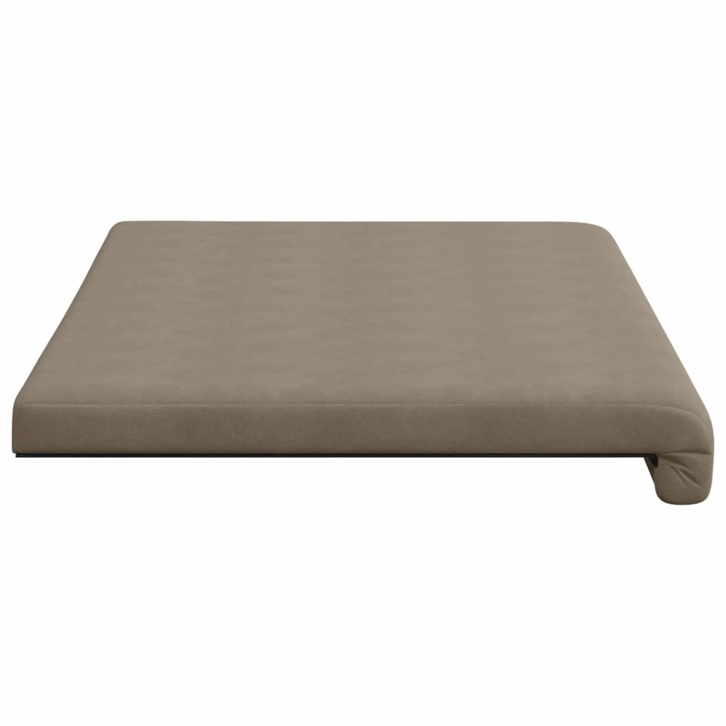 Cuscino per panchina Microfibra Tortora Profondità 35 cm 42043283