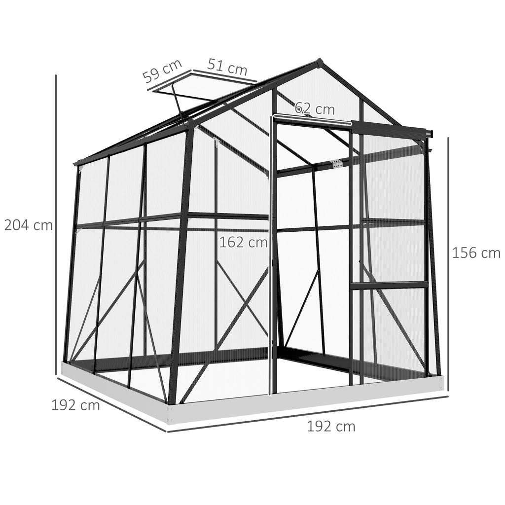 Serra Giardino ¨C zephmum ¨C 192x192x203 cm Nero