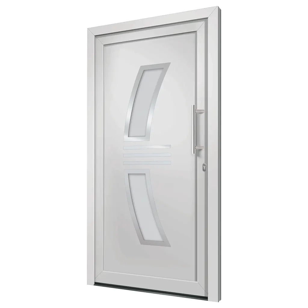 Porta di Ingresso Bianca 88x200 cm 3057565