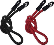 Due pezzi di cavi di camera senza specchio - cavi di camera in corda di acciaio manuale (nero rosso) 100 cm