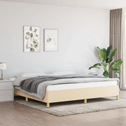 Giroletto senza Materasso Crema 200x200 cm in Tessuto 347194