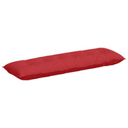 Cuscino per Schiena | Cuscino dorsale Rosso 160 x 19 x 50 cm Tessuto