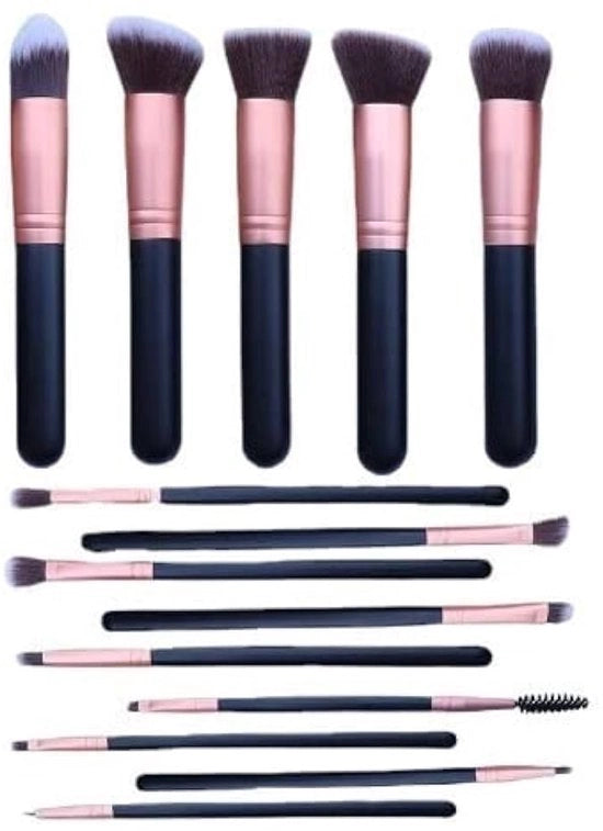 Set di pennelli per trucco - 15 pezzi - versatile e professionale