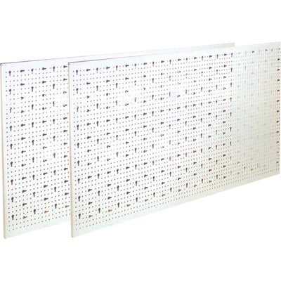PANNELLO ESPOSITIVO A FORI ASOLATI  ACCIAIO VERNICIATO CM 100X50 AVORIO