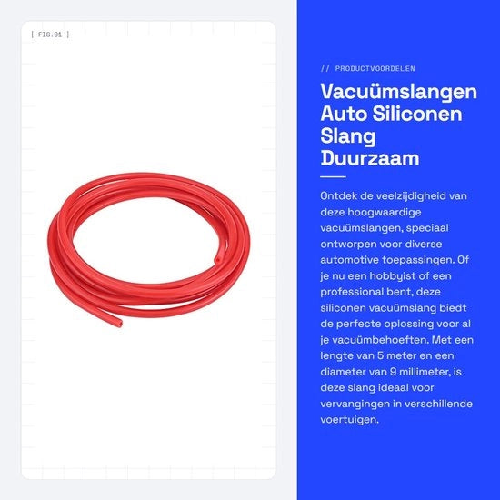 Sostituzione Slang di Vapore 4mm 5 Metri - Duraturo - Sostituzione Universale - Sostituzione Slang di Silicone - Resistente al Calore - Resistente alle Intemperie - Sostituzione Slang di Silicone