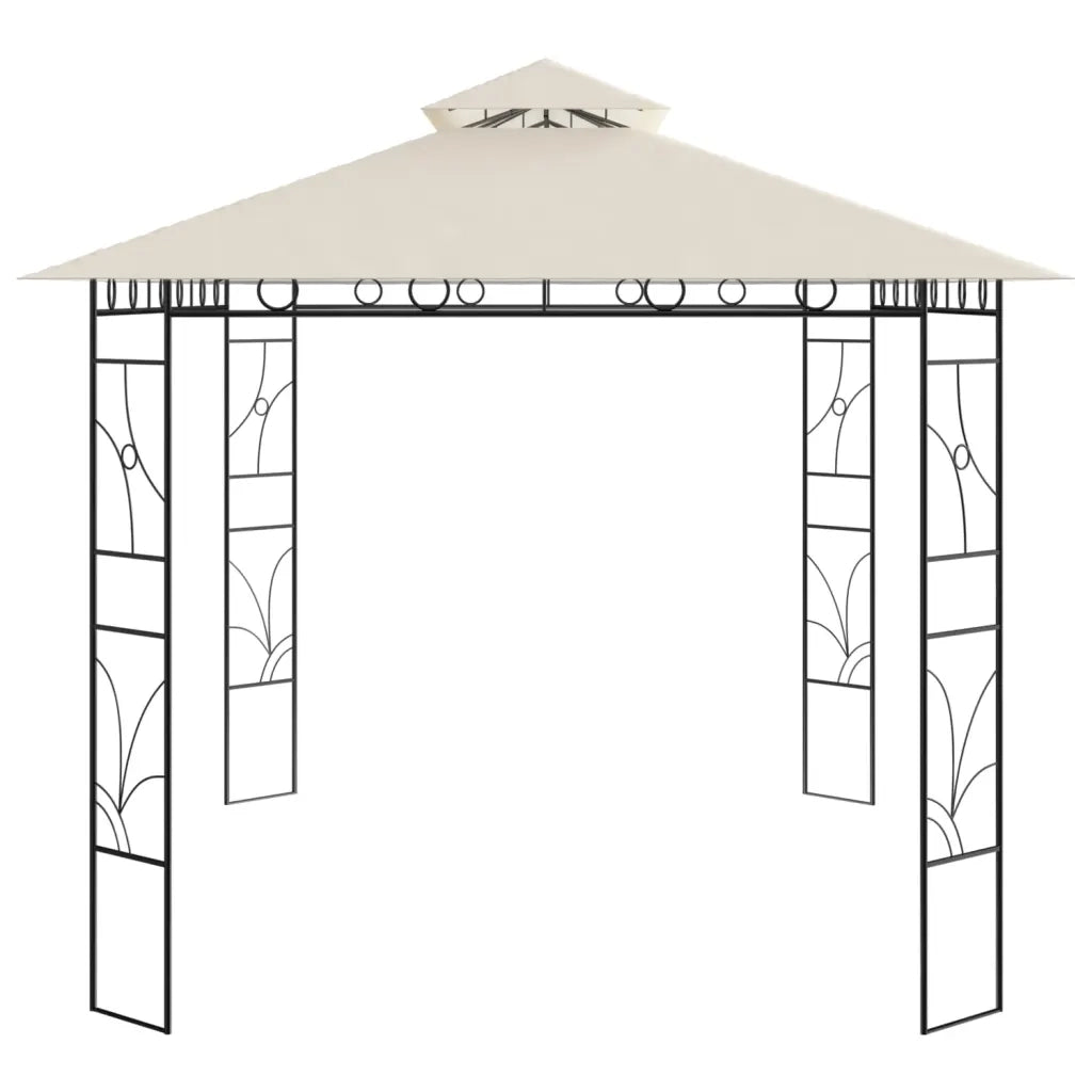 Gazebo | Pergolato 4x3x2,7 m Crema 160 g/m2