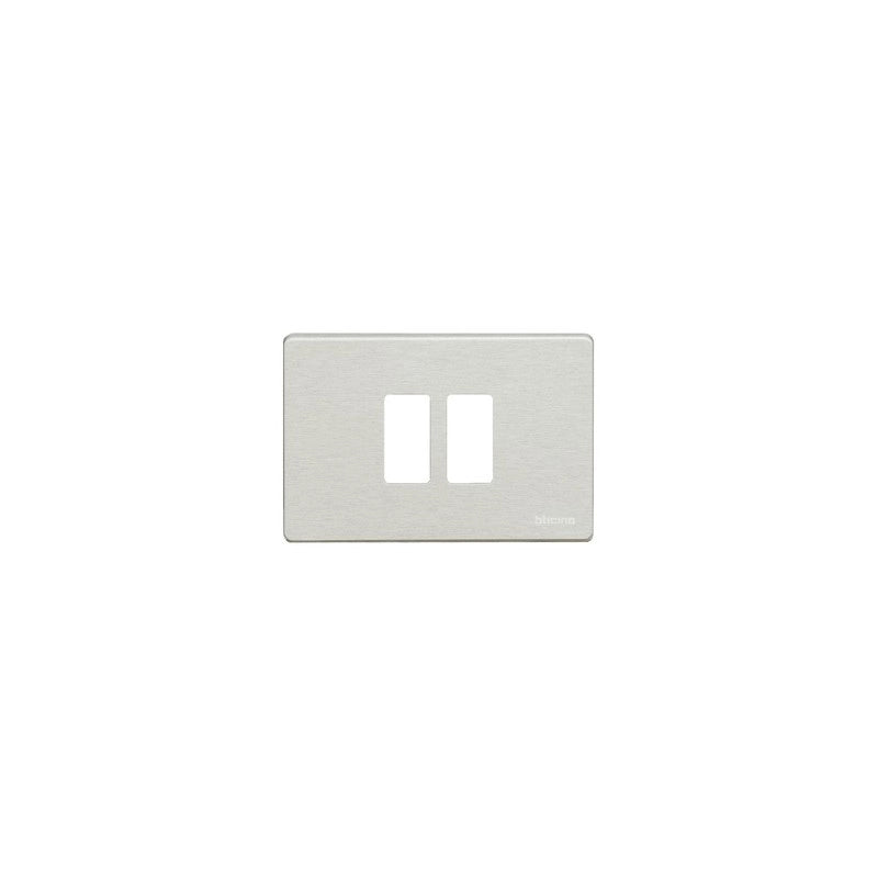 503/1/X Placca 1 Posto Alluminio Oxidal Magic