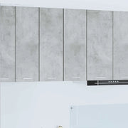 Armadio pensile 2 pcs Grigio Cemento e Bianco 30 x 31 x 80 cm 884249