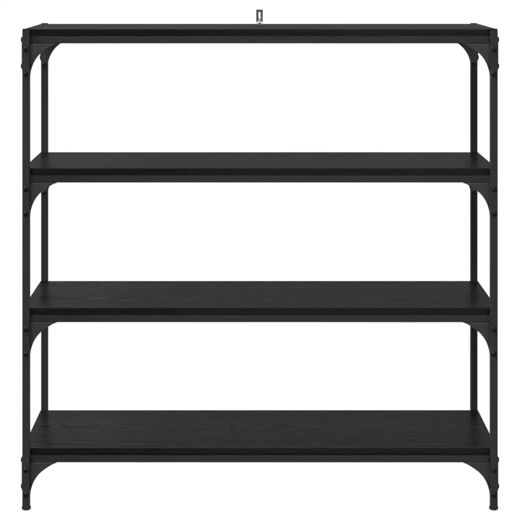 Armadio per Libri Rovere Nero 100 x 33 x 100 cm 881119