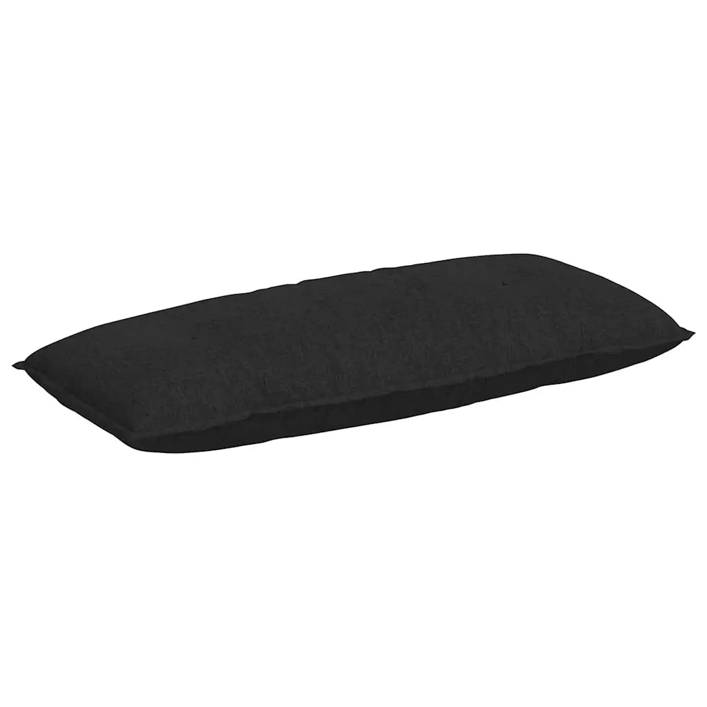 Cuscino per Schiena | Cuscino dorsale Nero 120 x 19 x 50 cm Tessuto