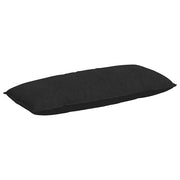 Cuscino per Schiena | Cuscino dorsale Nero 120 x 19 x 50 cm Tessuto