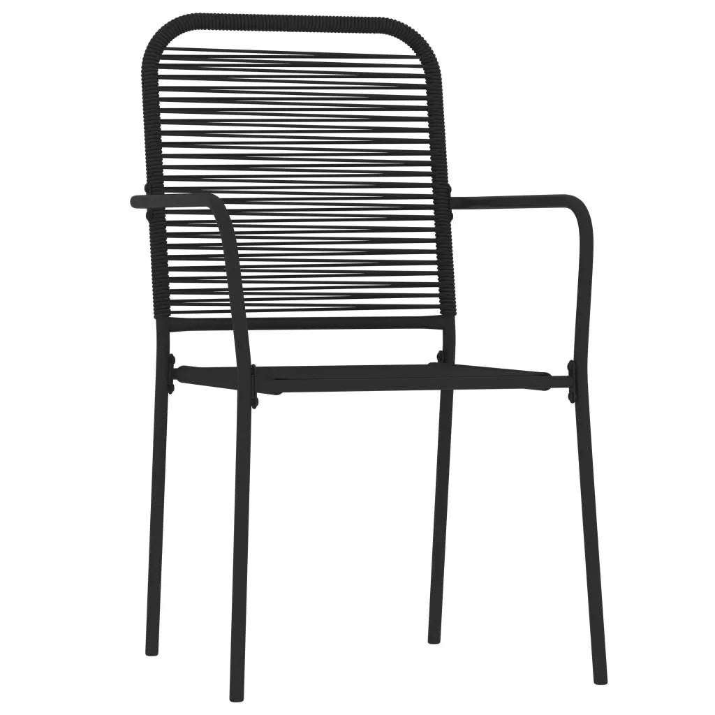 Set Mobili da Pranzo per Giardino 5 pz Nero 3099145