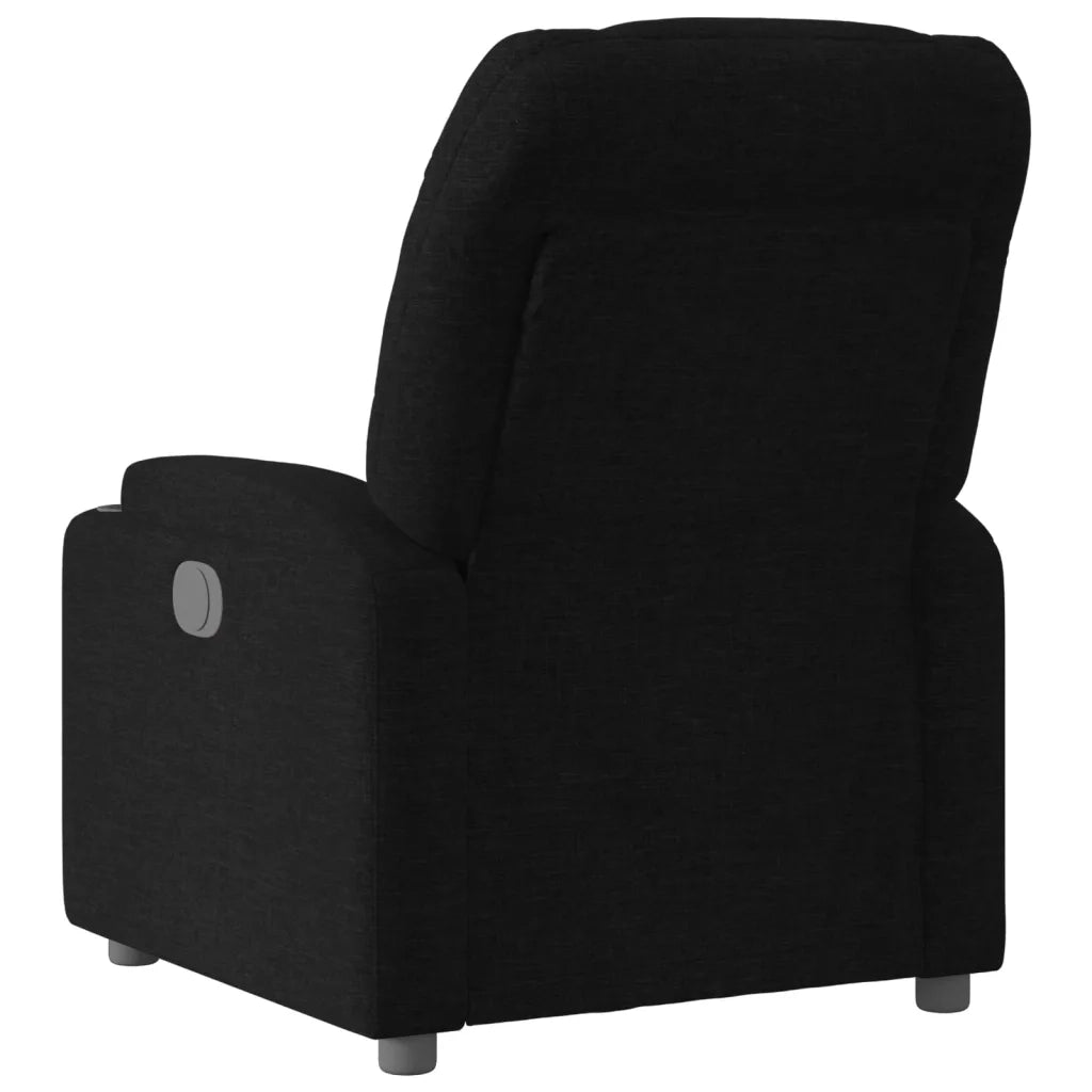 Poltrona reclinabile in tessuto nero 3205610