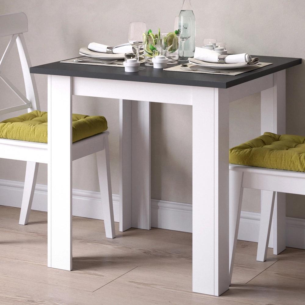 Vicco Tavolo da pranzo Antracite 80 x 80 cm