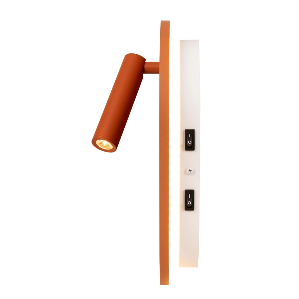 Applique LED CARMINO 1 luce rame legno Lucide