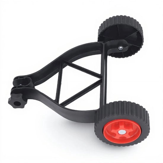 Support Wheels per Trimmer con Cavo - Altezza Regolabile - Compatibile con Tutti i Modelli - Realizzato in Materiale Resistente - Maggiore Stabilità - Per Trimmer da Giardino - Pneumatici per Trimmer da Giardino