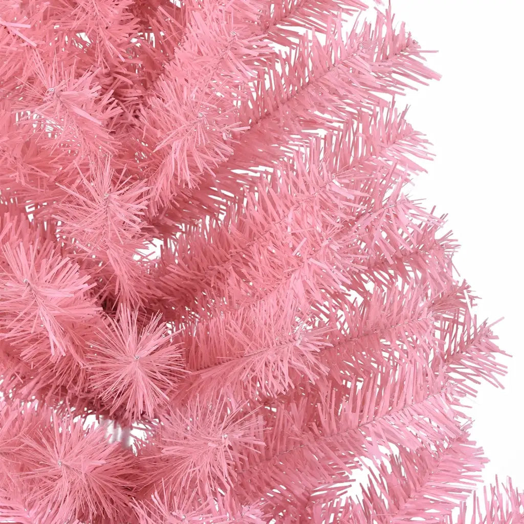 Albero di Natale artificiale con luci integrate Rosa 120 cm PVC 3397052