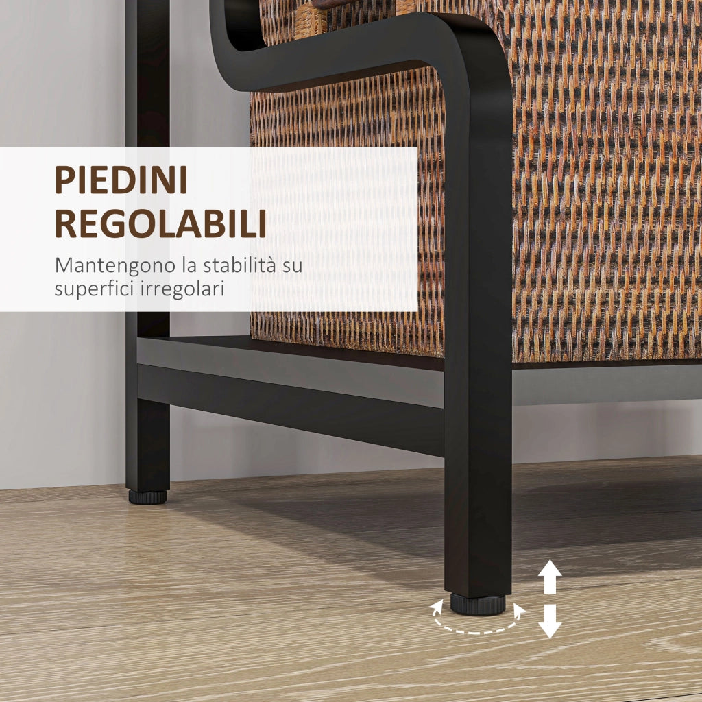 Supporto Stampante 3 Ripiani ¨C Xylo ¨C Metallo Truciolato Nero 55x40x77 cm