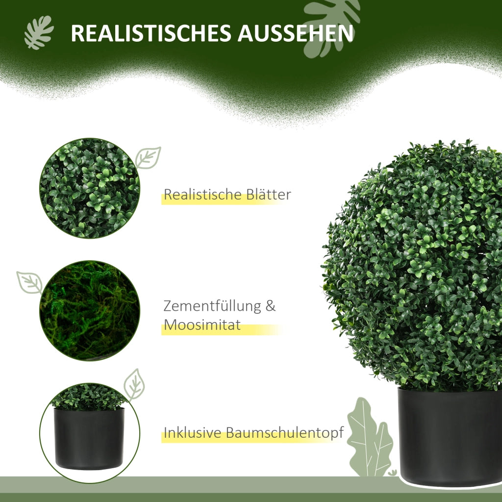 Pianta Artificiale Bosso ¨C Xylo ¨C Sferica Verde 52x40 cm