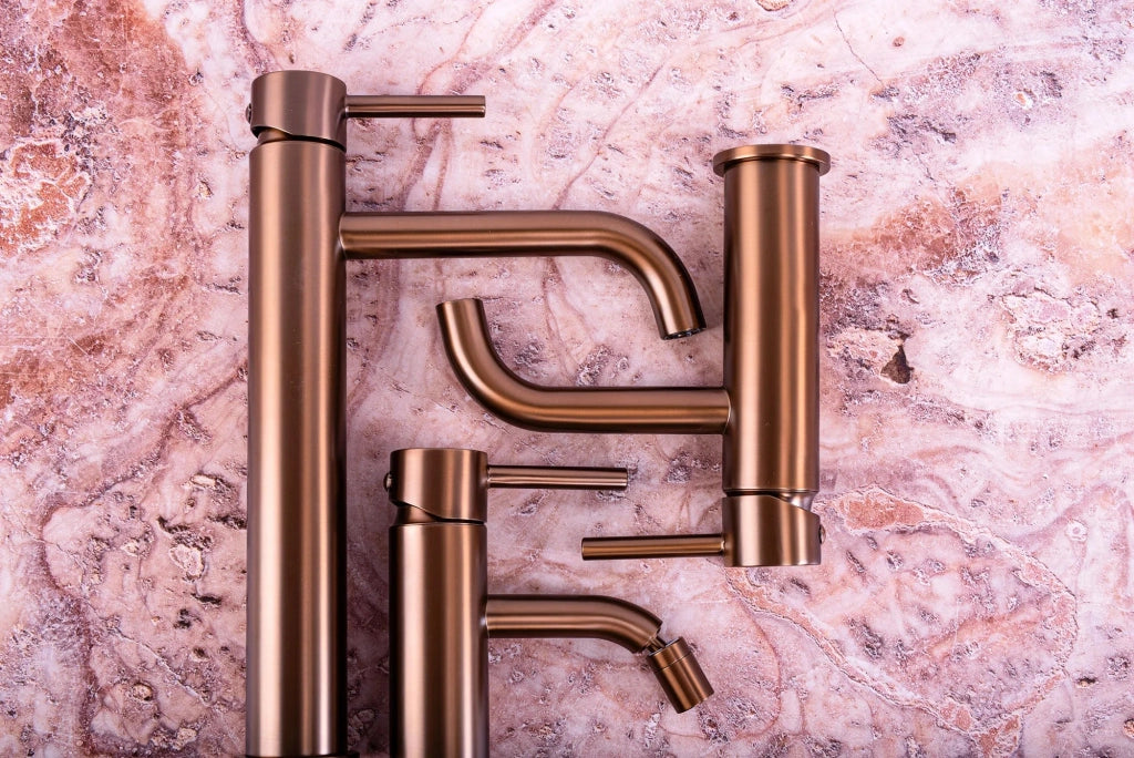 Rubinetto Da Bidet Rea Lungo Copper Brush