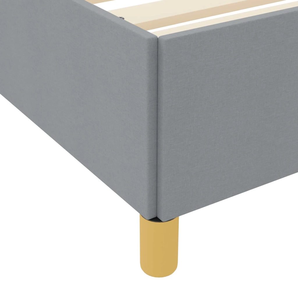 Struttura del letto Grigio chiaro 80 x 200 cm Tessuto 3398892